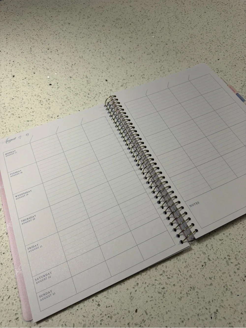 NWT LoveShackFancy x Yoobi Teacher Planner 2026-2027 w/ Stickers